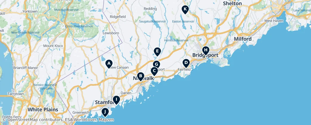 Map of Fairfield