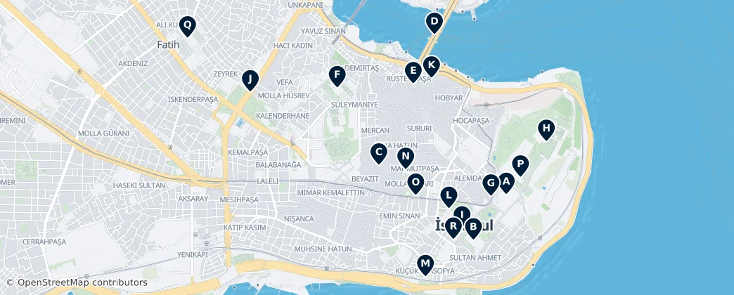 Map of Fatih