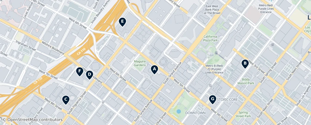 Map of Financial District