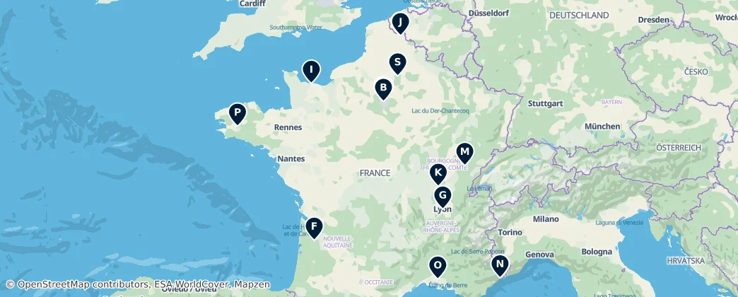 Map of France