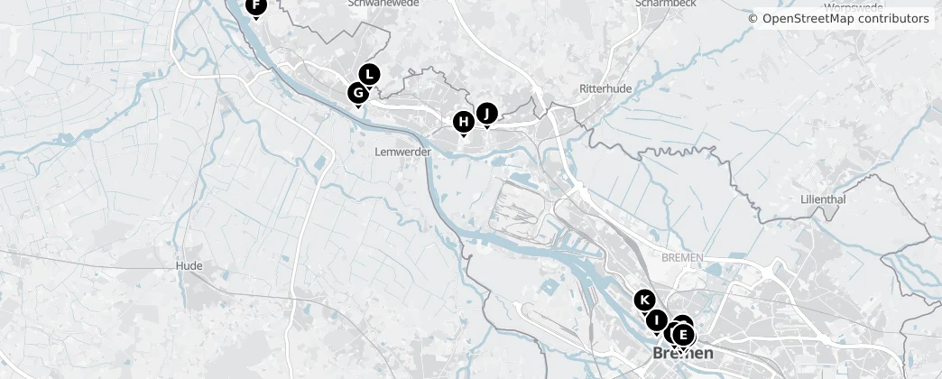 Map of Bremen