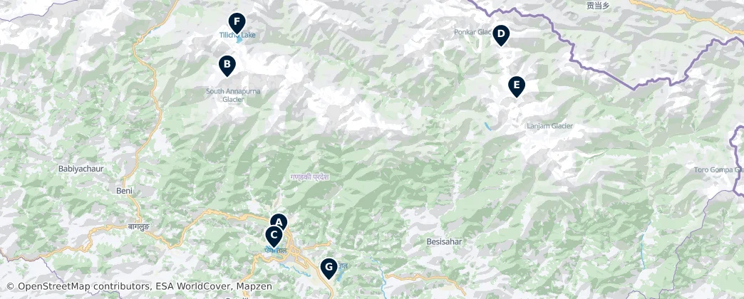 Map of Gandaki