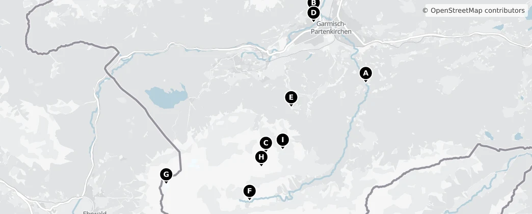 Map of Garmisch-Partenkirchen