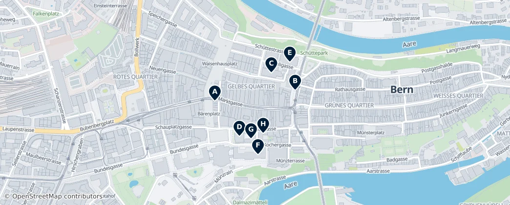 Map of Gelbes Quartier