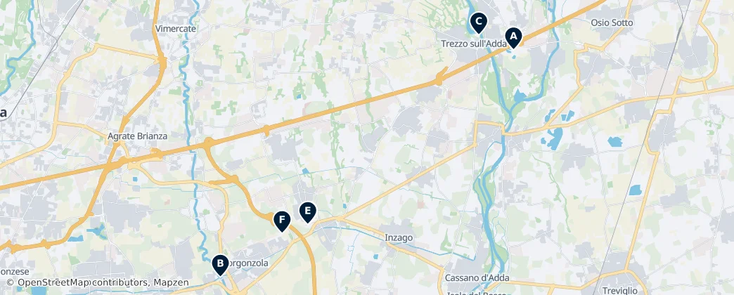 Map of Gessate