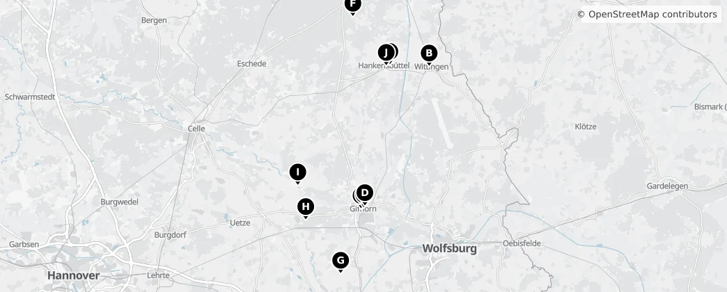 Map of Gifhorn