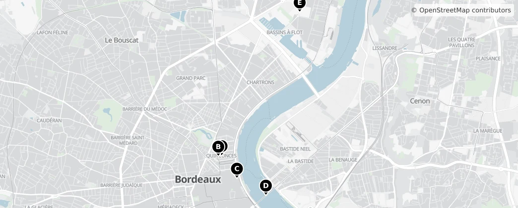 Map of Gironde