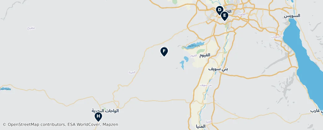 Map of Giza