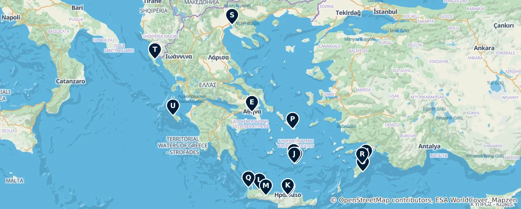 Map of Greece