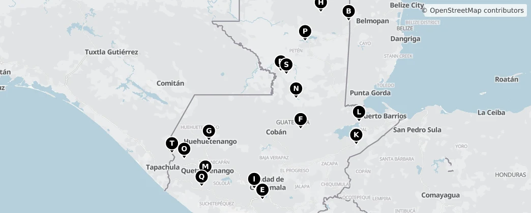 Map of Guatemala