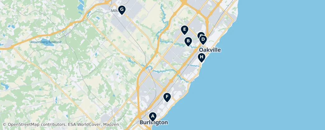 Map of Halton