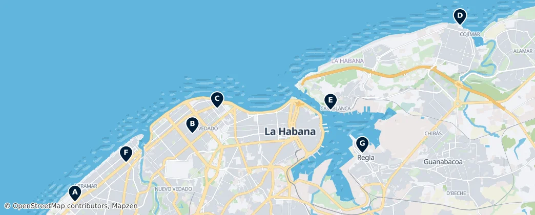 Map of Havana