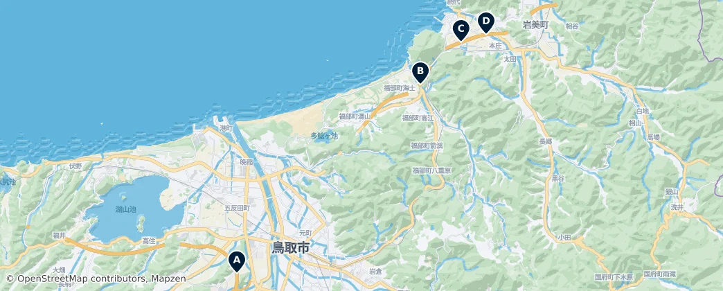 Map of Inaba Province