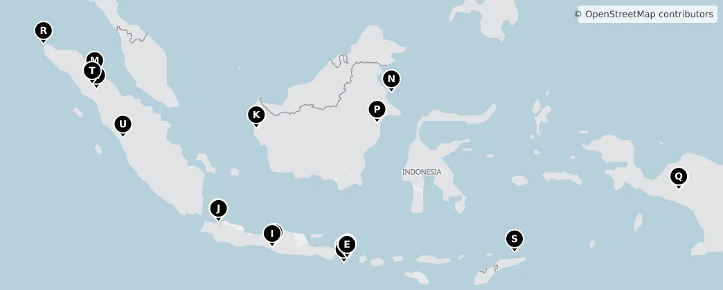 Map of Indonesia