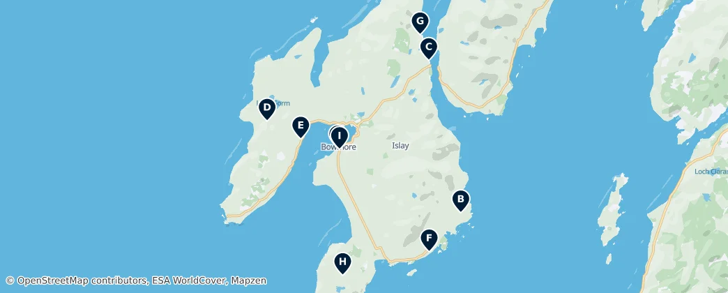 Map of Islay