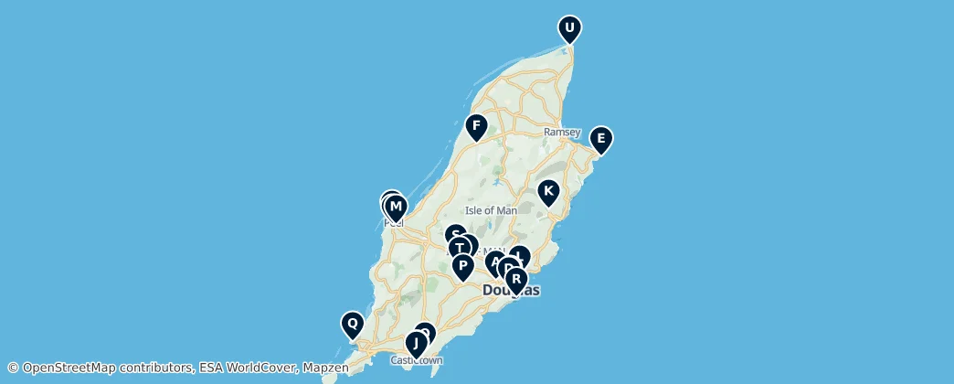 Map of Isle of Man