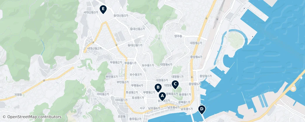 Map of Bus Stop