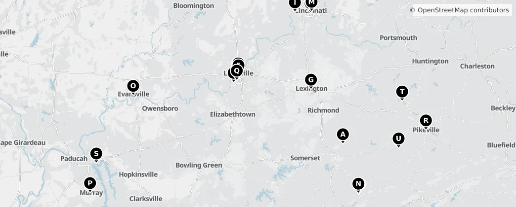 Map of Kentucky