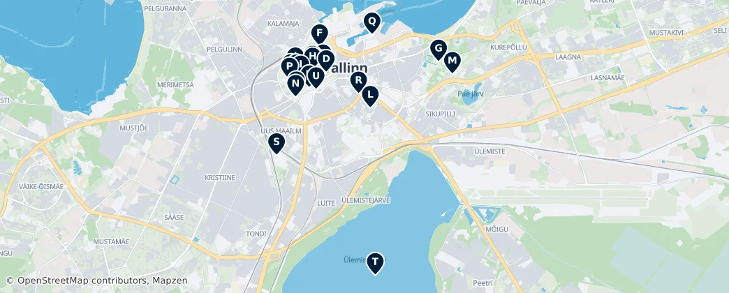 Map of Kesklinn