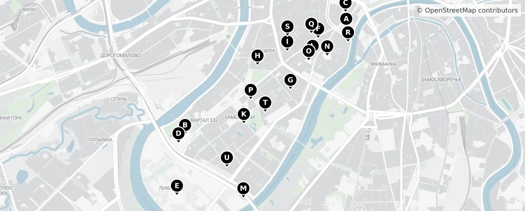 Map of Khamovniki