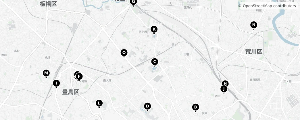 Map of Kita