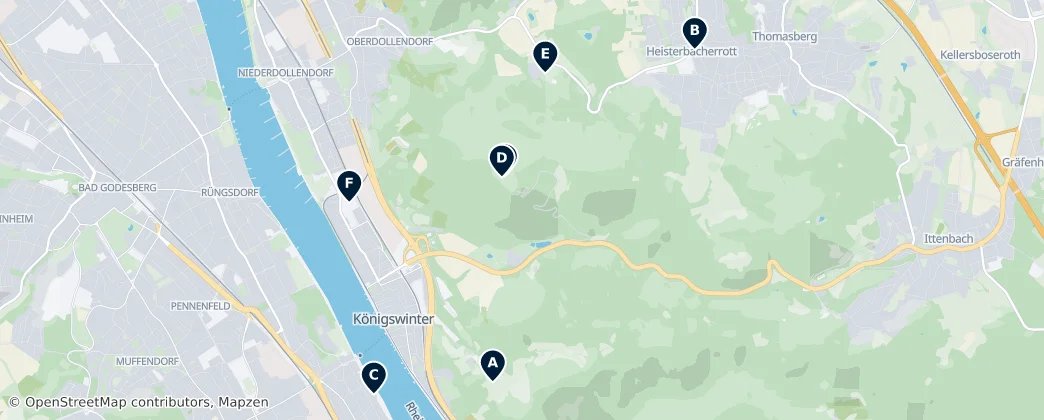 Map of Königswinter