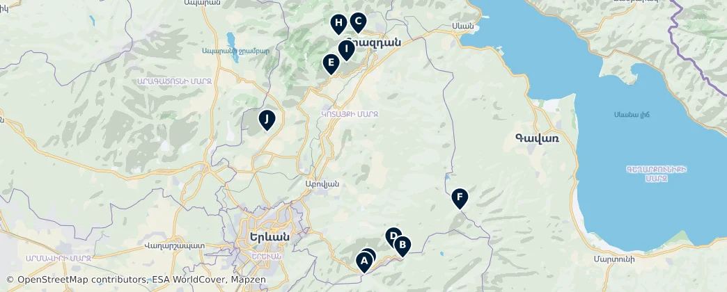 Map of Kotayk