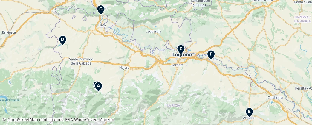 Map of La Rioja