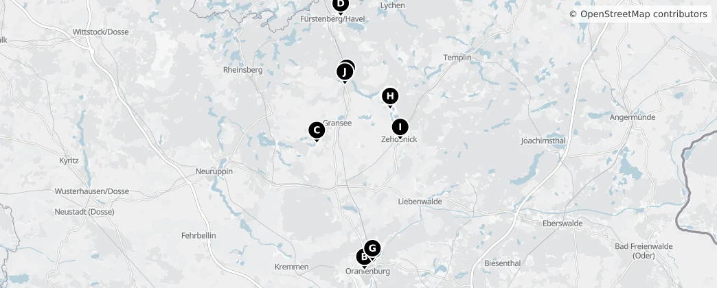 Map of Oberhavel