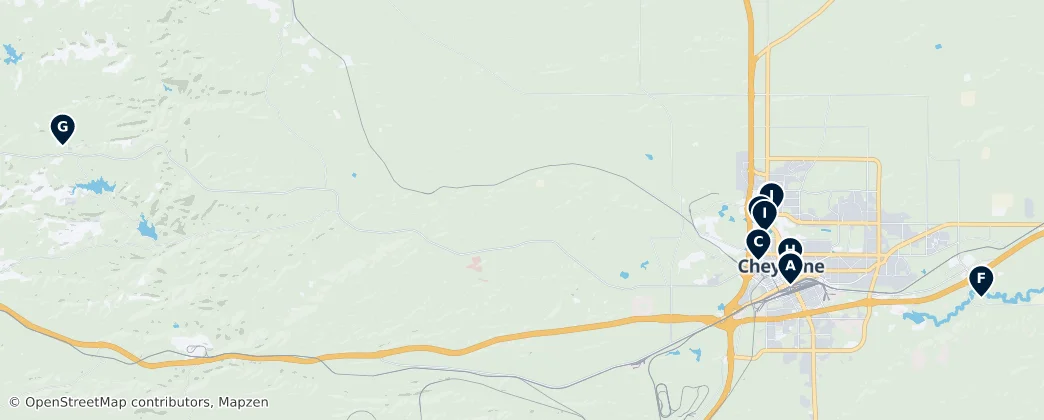 Map of Laramie