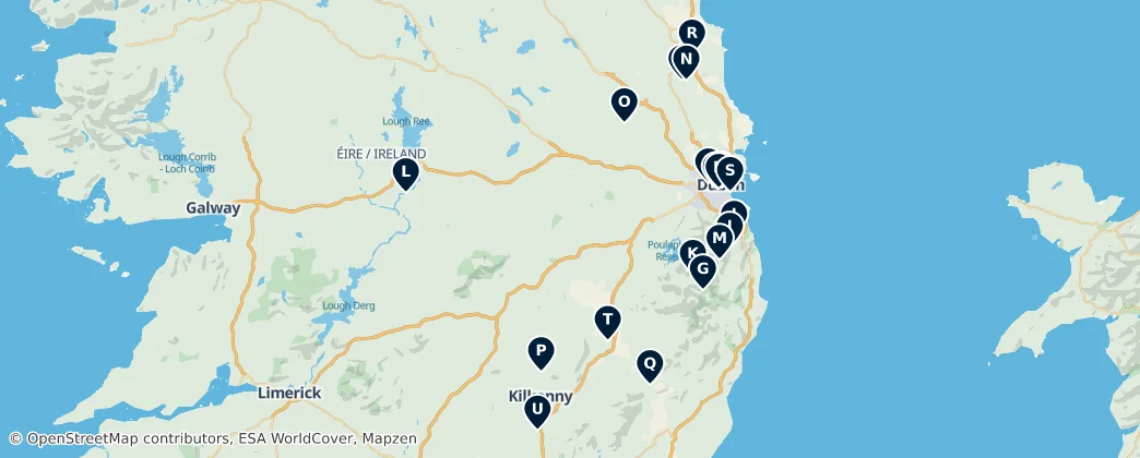 Map of Leinster