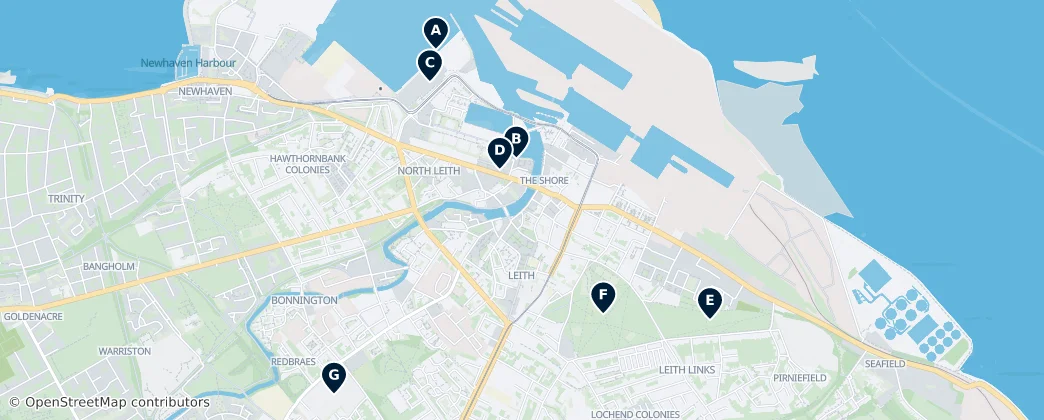 Map of Leith