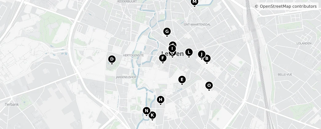 Map of Leuven