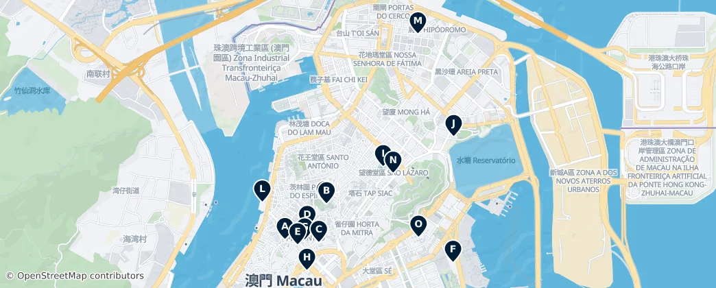 Map of Municipality of Macau