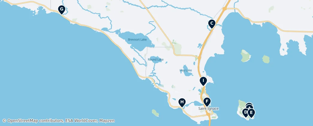 Map of Mackinac