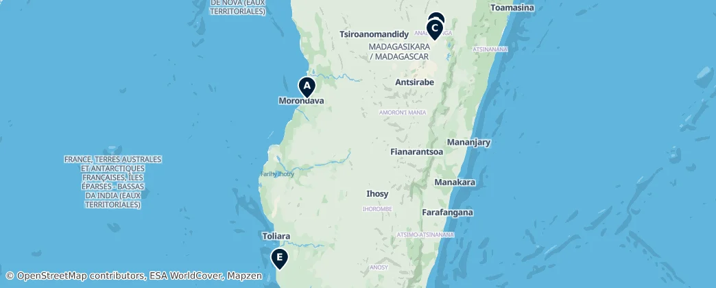 Map of Madagasikara