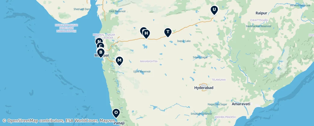 Map of Maharashtra