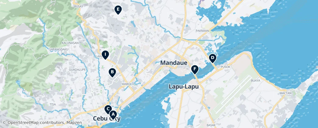 Map of Mandaue