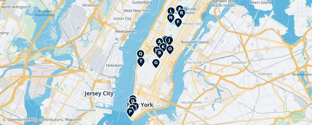 Map of Manhattan Island