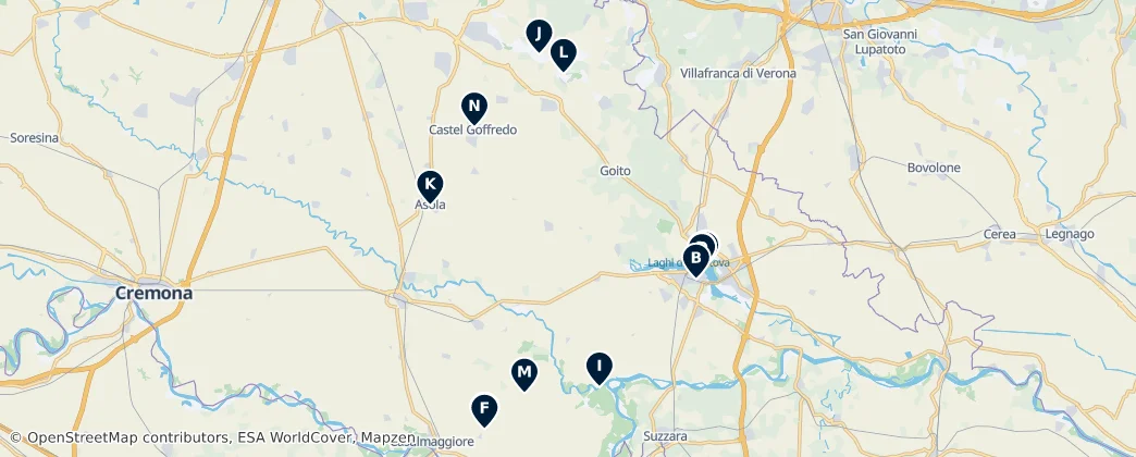 Map of Mantua