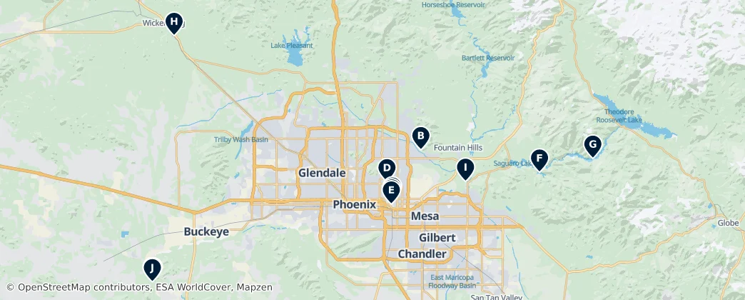 Map of Maricopa