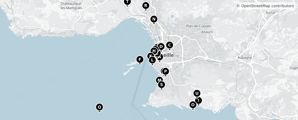 Map of Marseille