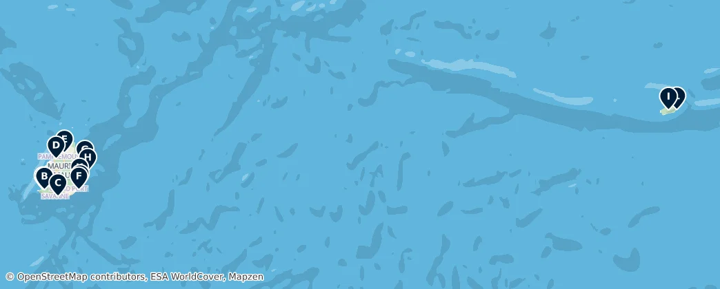 Map of Mauritius