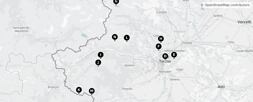 Map of Metropolitan City of Turin