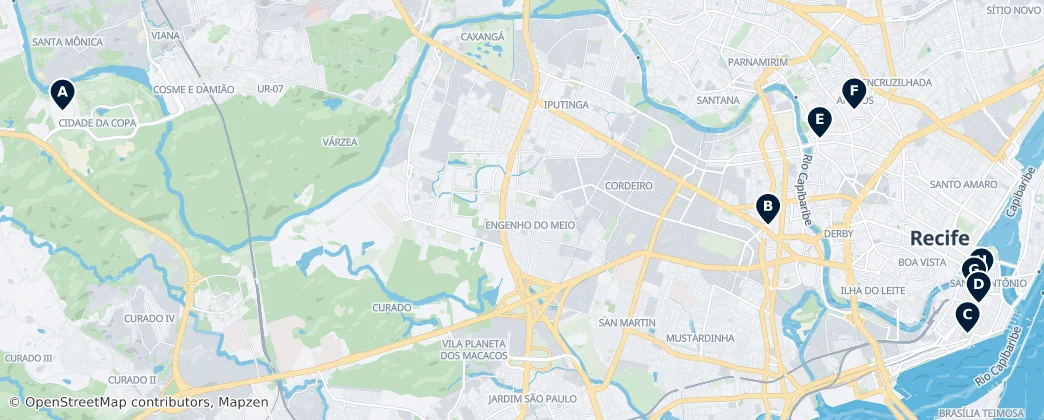 Map of Região Geográfica Imediata do Recife