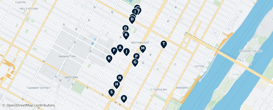 Map of Midtown East