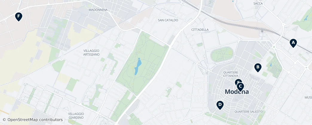 Map of Modena