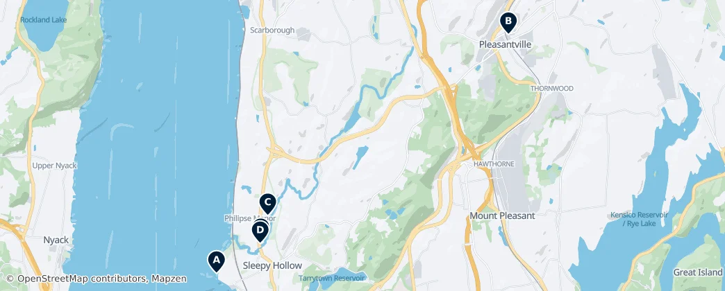 Map of Mount Pleasant