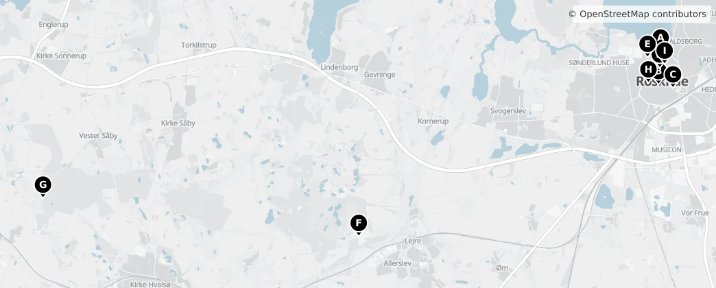 Map of Nationalpark Skjoldungernes Land