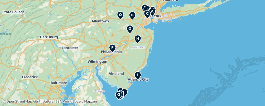 Map of New Jersey